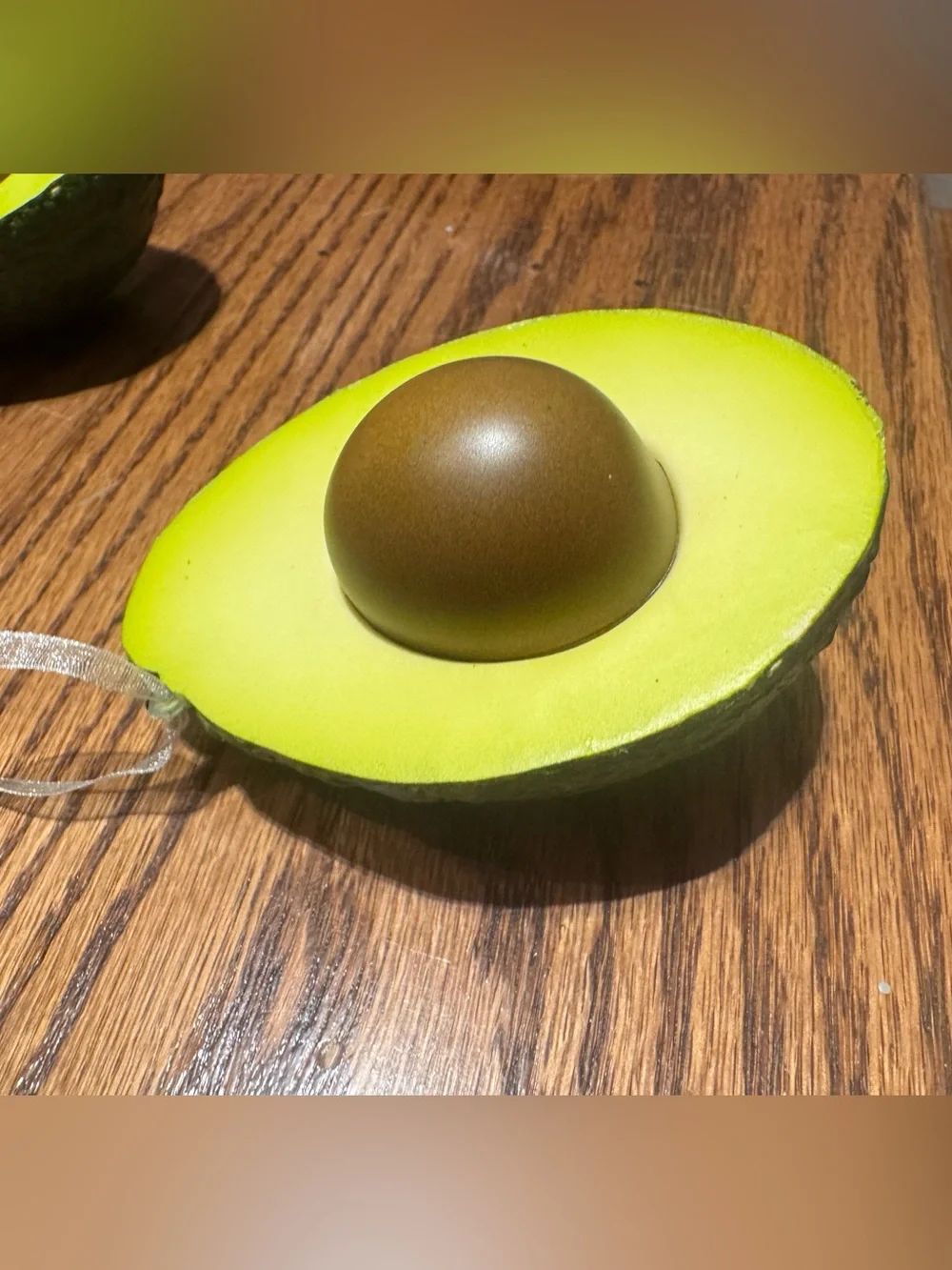 Set Of 4 Avocado Ornaments
